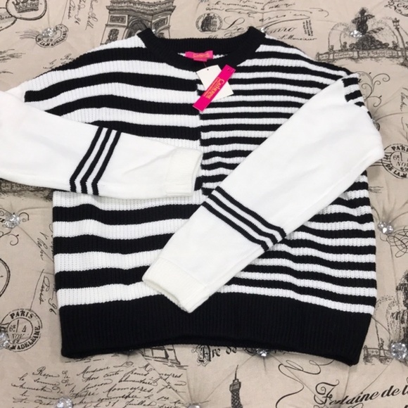 Catherine Malandrino Striped Colorblock Sweater - Picture 3 of 5
